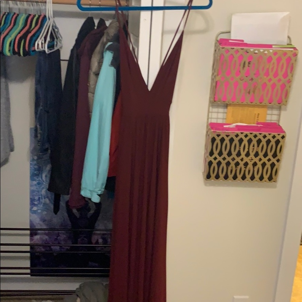 Maxi dress with slits